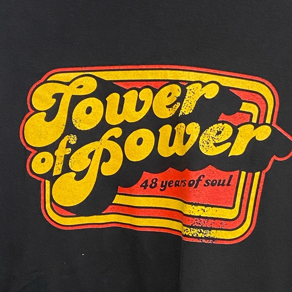 Retro TOWER OF POWER Band 2016 Concert Tour R&B Men’s Black 3XL T-Shirt RARE - Picture 3 of 5